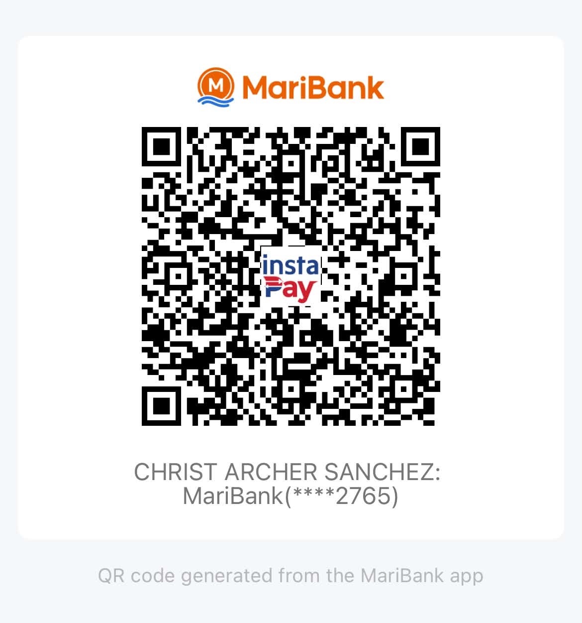 Bank QR Code